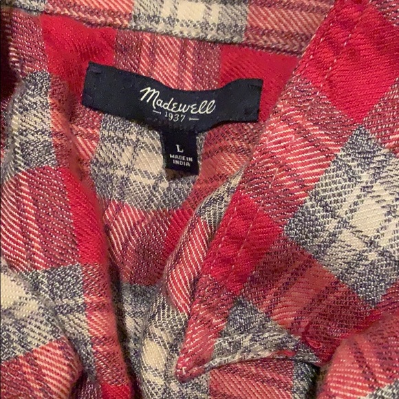 MADEWELL LARGE FLANNEL!! - Picture 2 of 2